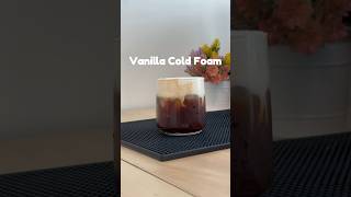 Starbucks Vanilla Cold Foam Recipe coffeelatte coffeelatte latte coffeerecipes coffeedrinks [upl. by Ettegdirb186]