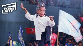 The Karate Kid Crane Kick Final Fight Jaden Smith Scene [upl. by Johannah]