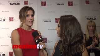 Tricia Helfer Interview ► 2014 Art Directors Guild Awards Arrivals ► Battlestar Galactica [upl. by Oicirtap]