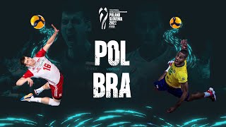 🇵🇱 POL vs 🇧🇷 BRA  Highlights Semi Finals  Mens World Championships 2022 [upl. by Blackstock276]