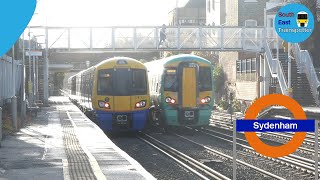 Lots of Trains at Sydenham Southern Overground and Thameslink [upl. by Dane]