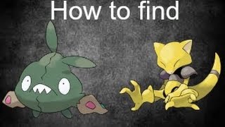 How to find Trubbish and Abra  Pokemon Brick Bronze [upl. by Mansfield]