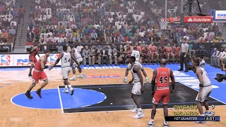 1995 NBA Playoffs ECSF G1 FULL MJ 45 Silenced in Dramatic Finish  Bulls vs Magic  NBA 2K23 PS5 [upl. by Erimahs286]