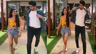 Zain Imam and Anushka Sen Masti Watch Video [upl. by Tarttan]