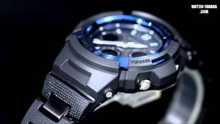 CASIO GSHOCK BLACK×BLUE AWGM100BC2AJF カシオ Gショック ブラック×ブルー [upl. by Zephan695]