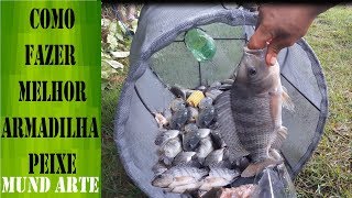 Como Fazer a Melhor Armadilha para Pegar peixe covo [upl. by Nicol]