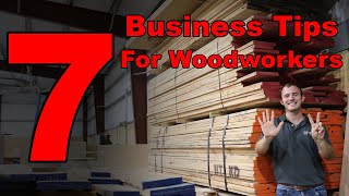 Why Youre NOT Making Money Woodworking  7 Business Tips [upl. by Ikkin562]