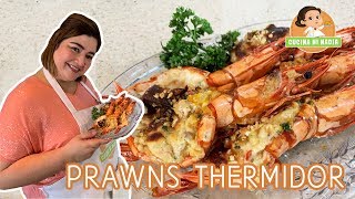 Prawns Thermidor Recipe  CREAMY CHEESY and YUMMY Prawns Thermidor [upl. by Dael]