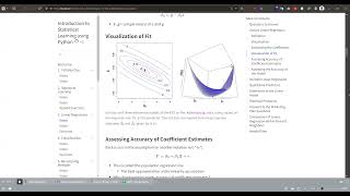 An Introduction to Statistical Learning with Applications in Python Linear Regression islp02 3 [upl. by Allesor]