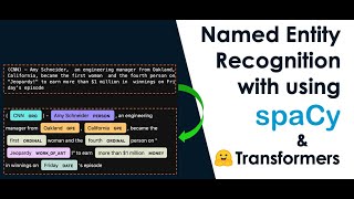 Named Entity Recognition With Spacy and Transformers 🤗 [upl. by Skipper]