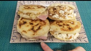 Hagamos Arepas rellenas de Pollo y Jamon y Queso [upl. by Alphonsine136]