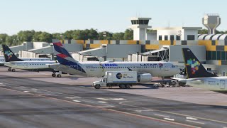 LIVE 🛫SBFI  Foz do Iguaçu 🛬SBGR  Guarulhos ✈️Airbus A320 LATAMv  via IVAO ivao msfs2020 [upl. by Biondo]