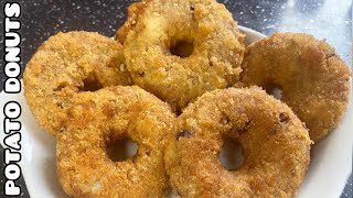 Aloo Donuts  Crispy Potato Donut Recipe [upl. by Timotheus49]