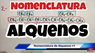 Nomenclatura de Alquenos [upl. by Mcloughlin]