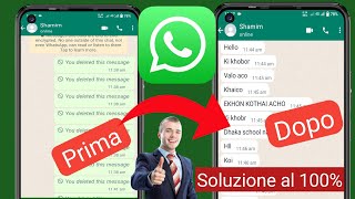 Come recuperare i messaggi cancellati su WhatsApp 2023  Recupero messaggi cancellati da WhatsApp [upl. by Acila]