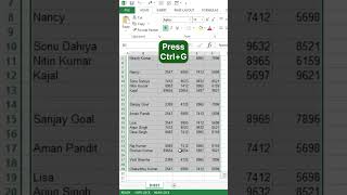 Remove Blanks in Excel‼️ exceltips excelshortcuts microsoftoffice microsoft [upl. by Althee]