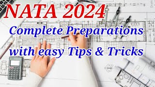 NATA 2024 Complete Preparations with easy Tips amp Tricks Exam Date is here😱 [upl. by Rahmann592]