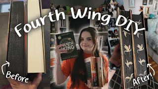 DIY Fourth Wing Sprayed Edges  VLOG [upl. by Lobell]