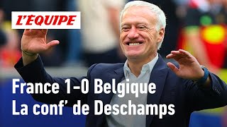 Didier Deschamps  quotJules Koundé vous m’avez taillé depuis 2 ans et il est homme du match quot [upl. by Hortensa]