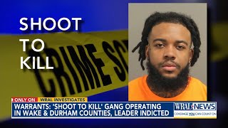 Shoot To Kill Gang Leader Indicted on Federal Charges Operated in Wake and Durham counties [upl. by Garmaise]