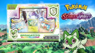 Pokemon Cards TCG Sprigatito Paldea Collection Opening [upl. by Liva]