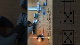 4 way switch wiring part 2 ไฟฟ้า switch lamp light led home electrical diy [upl. by Peer]