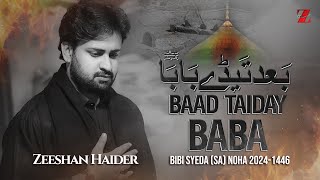 Baad Taiday Baba  Zeeshan Haider  New Noha Ayam e Syeda sa  2024ء 1446ھ [upl. by Gradey]