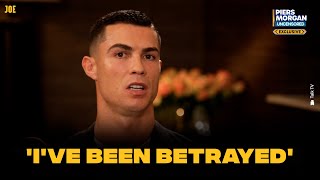 Cristiano Ronaldo says hes been betrayed by Man United in Piers Morgan interview [upl. by Snevets230]