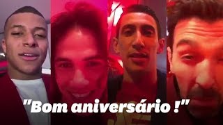 Neymar a fêté ses 27 ans entouré des joueurs du PSG [upl. by Freeman]