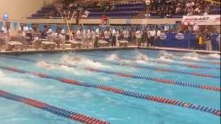 Chinyere Pigot At BIG EAST Championship In 50Yard Freestyle [upl. by Cirdla]