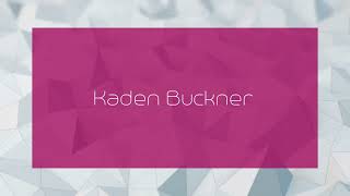 Kaden Buckner  appearance [upl. by Etnaik180]