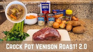 Crock Pot Venison Roast The Easiest Recipe Ever [upl. by Hedwig475]