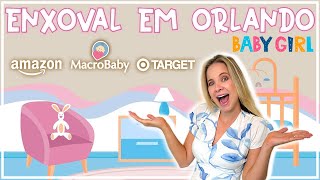 Enxoval de Bebe COMPLETO nos EUA  DICAS Essenciais e QUANTO gastamos  TARGET AMAZON e MACROBABY [upl. by Mehala]