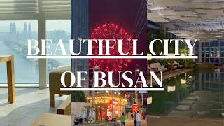 Beautiful City of Busan Park Hyatt Jagalchi Market Shinsegae Centum City and MORE [upl. by Htabazile]