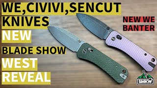 New Knives for WE Civivi amp Sencut at Blade Show West [upl. by Garrott667]