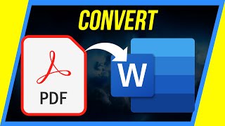 How to Convert PDF to Word [upl. by Meeki]