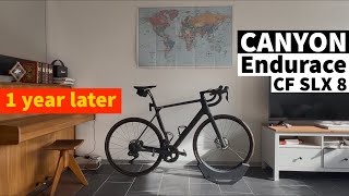 Canyon Endurace CF SLX 8 Di2 1Year Review  The Ultimate Endurance Bike [upl. by Dirk331]