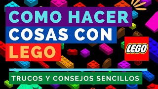 🚀 COMO hacer un COSAS FACILES con piezas LEGO 🚀 Parte 1 [upl. by Aharon995]