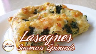 Recette Lasagnes Saumon Epinards [upl. by James]