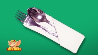 Fold a Silverware Napkin Pouch [upl. by Trant]