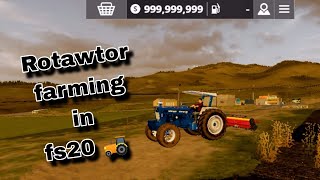 Rotawtor mod link 🔗 rotawtor farming in fs20fs20 farmingfimulator22 farm farmingsimulator [upl. by Emelun198]