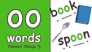 oo Words  Blending Phonics Phase 3 [upl. by Wessling]