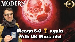 Mengu 50 🏆 again with UR Murktide  Modern  MTGO [upl. by Anaicul549]