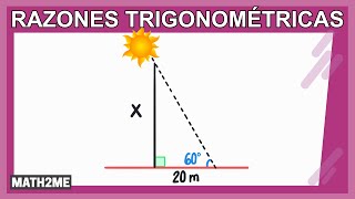 Valor de la altura y ángulo de inclinación de un poste de luz  Razones Trigonométricas  Fx  991cw [upl. by Doownyl409]