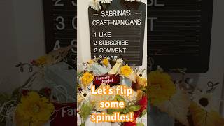 🍂🎃Punkie Spindles pumpkindiy pumpkins falldiy [upl. by Nohsal]