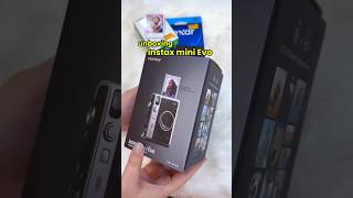 Instax Mini Evo Unboxing Thank you Photoline [upl. by Dnomar]