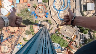 Falcons Fury 53K POV  Busch Gardens Tampa [upl. by Christabel]