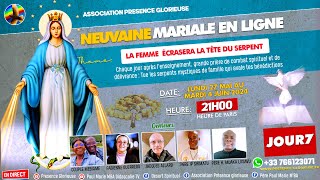 NEUVAINE MARIALE EN LIGNE  JOUR7 [upl. by Harlamert]