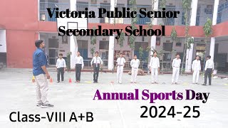 Annual Sports Day in school Victoria Public Senior Secondary School sportsday2024 class VIII [upl. by Bellanca]