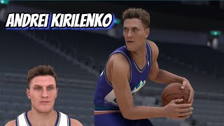 Andrei Kirilenko Face Creation NBA 2K24 [upl. by Florry]